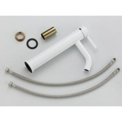 Robinet mitigeur lavabo rehausse SLIGO or brosse