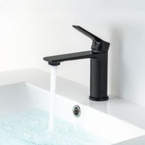 Robinet mitigeur Noir Mat NOA - bain-bain