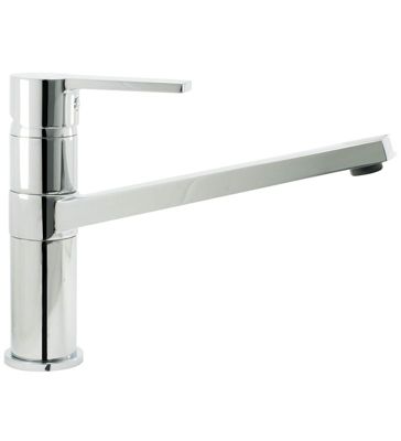 Robinet Mitigeur évier chromé de cuisine avec bec mobile Limitateur de débit