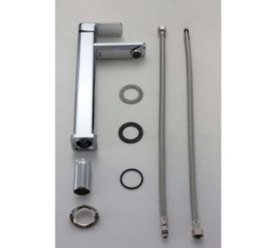 Robinet pour lavabo salle de bain, Chrome, 1234