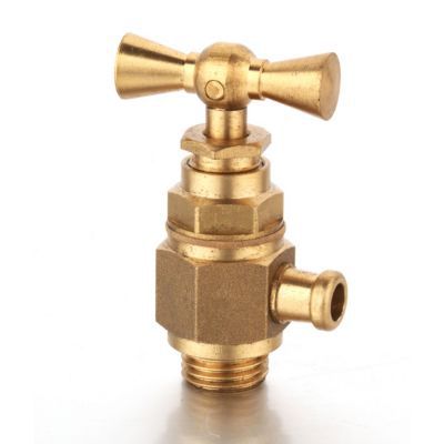 AQUA HEATING Purgeur Automatique De Chauffage 1/2" - Laiton Nickelé - Avec Curseur D'arrêt - Pression Max 10 Bar - Température Max 110°C