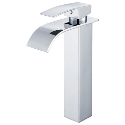 Robinet Salle de Bain Cascade Moderne, Auralum MaxMitigeur de Lavabo - Sortie Douce Sans Éclaboussures