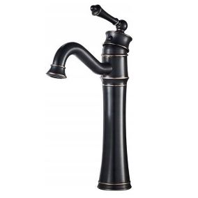 Robinet Salle De Bain Haut Mitigeur Lavabo Noir Retro Monocommande