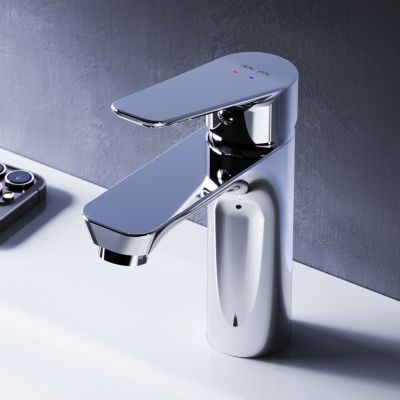 Robinet Salle de Bain Mitigeur de lavabo, Chromé, Hit taille M, FTA02200 AM.PM