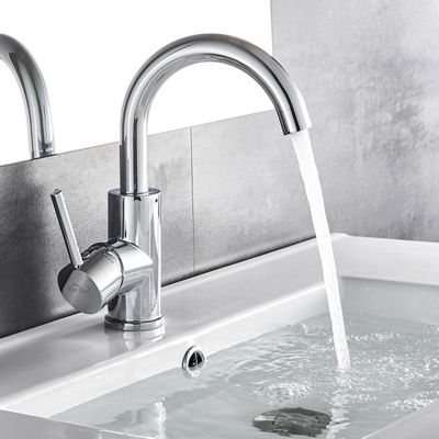 Robinet Salle de Bain Mitigeur lavabo, Auralum Max Robinet lavabo en Laiton , Froide/Chaude
