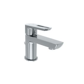Robinet salle de bain Mitigeur lavabo en laiton VISION chromé brillant - Livré avec 2 flexibles F 12/17