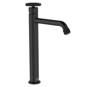 Robinet Salle De Bain Mitigeur Lavabo Haut Industriel Noir Muro