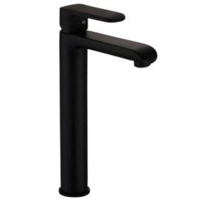 Robinet Salle De Bain Mitigeur Lavabo Haut Noir Monocommande