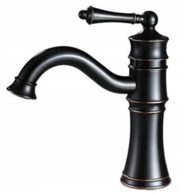 Robinet Salle De Bain Mitigeur Lavabo Noir Retro Monocommande