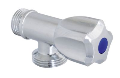 Robinet à Clapet Monobloc SOMATHERM Pour Machine à Laver - Laiton Chromé ACS