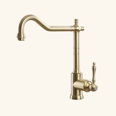 Robinet vintage inox doré Luisina GUSTAVE