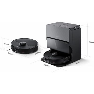 Roborock aspirateur robot S8 maxV ultra noir