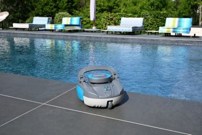 Robot aspirateur de piscine sans fil pour fond plat 10 m² Bestway Cristal