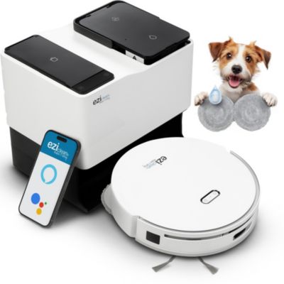 Robot aspirateur laveur connecté EZIclean All In One Z15 Pro