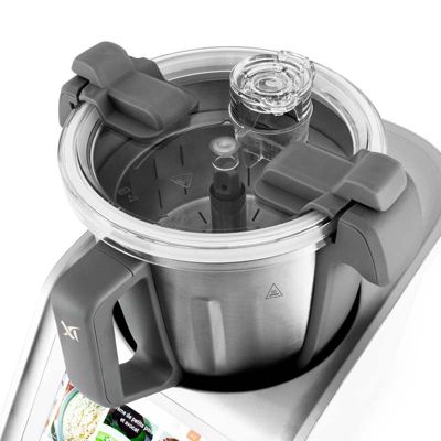 Robot Cuiseur Connecté 800 Recettes Cuisioxtconnect Gris Kitchencook