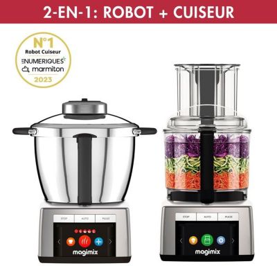 Robot Cuiseur Cook Expert - MAGIMIX - Chrome mat - Bol inox 3,5L - 1700W - 15 programmes - 18 vitesses