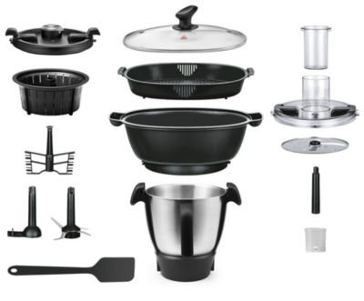 Robot cuiseur multifonctions avec balance intégrée et écran tactile +680 recettes Robby ROBICOOK