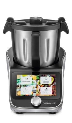 Robot cuiseur multifonctions avec bol xl,balance intégrée et écran tactile +800 recettes Naturamix ROBOT CUISEUR XL