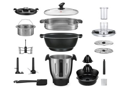Robot cuiseur multifonctions avec bol xl,balance intégrée et écran tactile +800 recettes Naturamix ROBOT CUISEUR XL