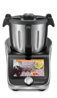 Robot cuiseur multifonctions avec bol xl,balance intégrée et écran tactile +800 recettes Naturamix ROBOT CUISEUR XL