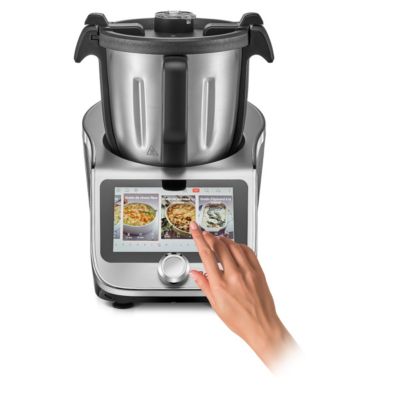 Robot cuiseur multifonctions connecté avec bol xl, balance intégrée et grand écran tactile +750 recettes Robby ROBICOOK XL