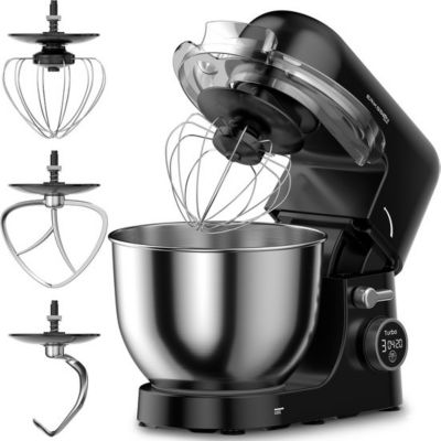 Robot de cuisine - 8 vitesses avec minuterie - Mixeur 5L avec bol de mélange - 1400W - Mixeur - Robot Pâtissier