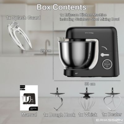Robot de cuisine - 8 vitesses avec minuterie - Mixeur 5L avec bol de mélange - 1400W - Mixeur - Robot Pâtissier