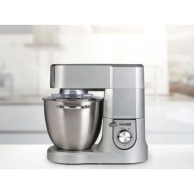 Robot  de Cuisine Pro - DOMO - DO9079KR-PROMO - 1500 W - 6,7 L - Vitesse variable + Pulse - Gris