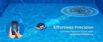 Robot de Piscine WYBOT L1  - Aspiration Puissante, Nettoyage Fond, Parois & Ligne d Eau, Contrôle via Application