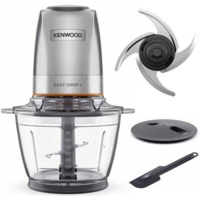 Robot Mini-hachoir KENWOOD CHP62.400S Easy Chop+ - 4 lames inox - 600 ML - 2 vitesses