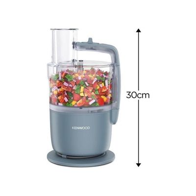 Robot multifonction KENWOOD FDP22.000GY - 1 vitesse + Pulse - 650W - Bol 1,3L + accessoires