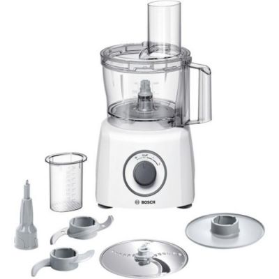 Robot  multifonctions BOSCH MultiTalent3 MCM3100W   plus de 20 fonctions   800 W   Capacité de 2,3 L   Blanc/Gris