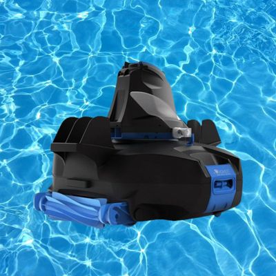 Robot Nettoyeur pour Piscines Hors Sol 45 m2 Batterie 90 min Kokido Delta 200 Reservoir 4 Litres Sans Fils