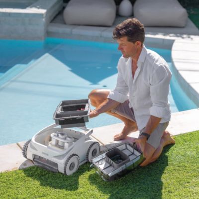 Robot nettoyeur sans fil de fond et parois pour piscine Intex ZX 500R