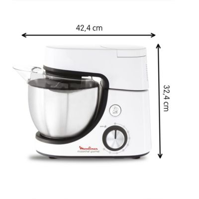 Robot pâtissir 4.6l 1100w mtal bross mastrchf gourmt+ - qa613db1 - moulinx au millur prix