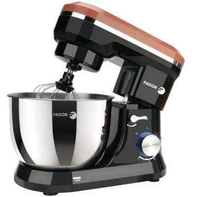 Robot pâtissier multifonction 5l 1000w noir/choco Fagor FG164 | Castorama