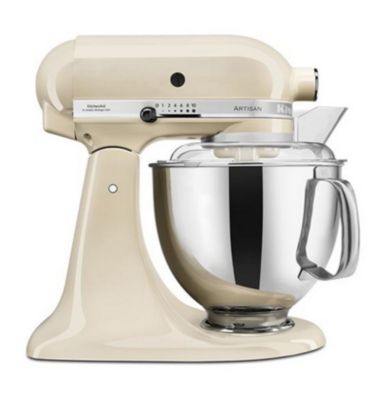 Robot pâtissier multifonction à tête inclinable 4,8l 300w crème Kitchenaid 5KSM175PSEAC artisan