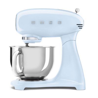 Robot pâtissier multifonctions 4.8l 1000w bleu pastel Smeg SMF05PBEU
