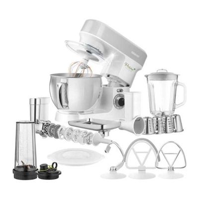Robot pâtissier SENCOR STM 3789SL 1200 W bol inox 5 L 6 vitesses LED