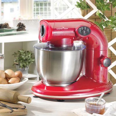 Robot Pétrin Avec Bol Inox 5l Ak80v2 Kitchencook Rouge
