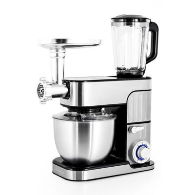 Robot Pétrin Inox 5.5l Avec Hachoir Antara Pro Kitchencook Gris