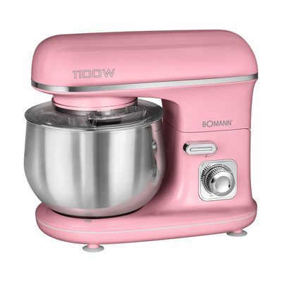 Robot pétrin multifonction 5L 1100W Bomann KM 6030 CB Rose