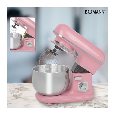 Robot pétrin multifonction 5L 1100W Bomann KM 6030 CB Rose