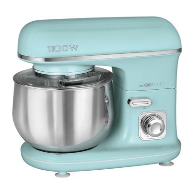 Robot pétrin multifonction 5L 1100W rétro Clatronic KM 3711 Menthe Vert