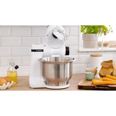 Robot patissier KITCHEN MACHINE Bosch Serie 2 - 700W - 3,8L - Blanc