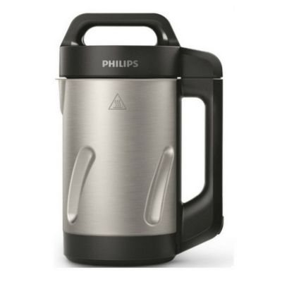 Robot PHILIPS - Blender chauffant - 1000W - bol 1.2 L - Soup Maker - inox/noir - HR2203.80