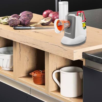 Robot Rap'Tout Hâchoir electrique - Techwood TRO-7790 - Puissance 150 W - Coloris Blanc