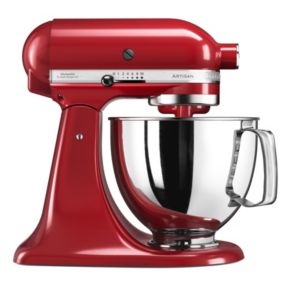 Robot sur socle 4,83l 300w rouge empire Kitchenaid 5KSM125EER