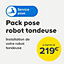 Robot tondeuse 20 V Worx WR130 S300 Landroid 300 m² 18 cm sans fil