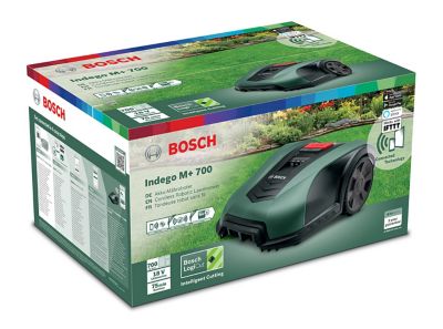 Robot tondeuse Bosch Indego M+700 700m² 19 cm sans fil